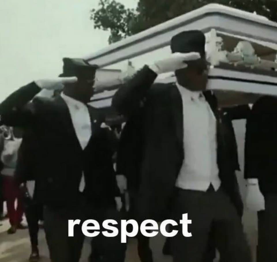 respect（黑人抬棺表情包） 