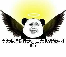 天使：今天我要把你带走，去天堂装逼可好？