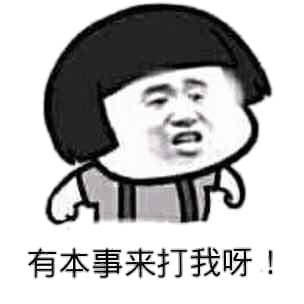 有本事来打我呀！
