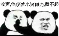 收声，他纹着小拓佩奇，惹不起