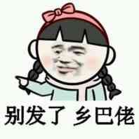 别发了，乡巴佬！