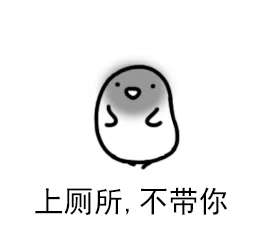 上厕所，不带你