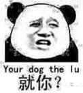 主你？（your dog the lu）