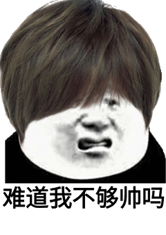 难道我不够帅吗